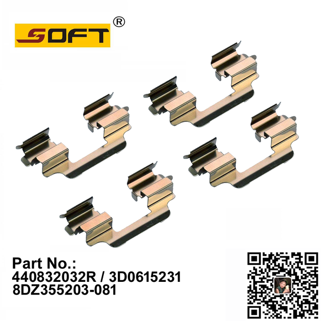 Accessory Kit - Break Pads 440832032R / 3D0615231/ 8DZ355203-081 For Renault Largus / Logan K4M / K7M / K9K / D4F