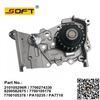 Auto Water Pump 210105296R /210101302R / 7700274330 / 8200582675 / 7700105176 / 7700105378 For Renault Lada Largus / K9K / K7M / K7J / K4M