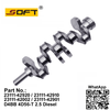 Engine Crankshaft 23111-42920 / 23111-42910 / 23111-42002 / 23111-42901 D4BB 4D56-T 2.5 Diesel Hyundai H100 Porter96