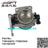 Throttle Body 7700102870 / 7700875435 / 1161192787R For Renault Largus / Megane / K4M / K4J