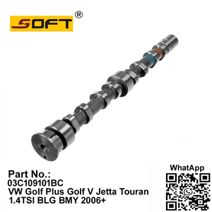Exhaust Camshaft 03C109101BC VW Golf Plus Golf V Jetta Touran 1.4TSI BLG BMY 2006~