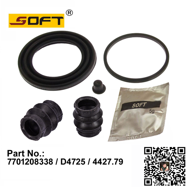 Brake Caliper Repair Kit 7701208338 / D4725 / 4427.79 For Renault Largus / Logan K4M / K4J / D4F / K7M / K9K