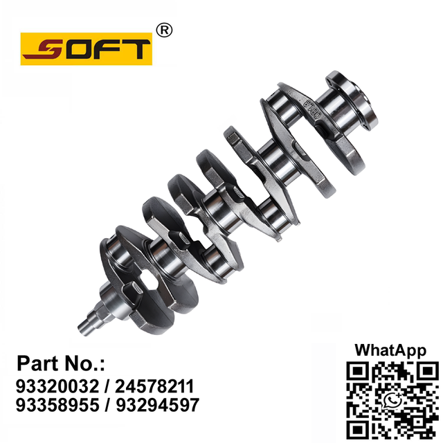 Engine Crankshaft 93320032 / 24578211 / 93358955 / 93294597 Opel Corsa 1.8L / Fiat Palio Strada 1.8 8v 