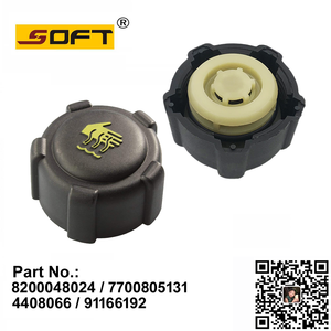 Expansion Tank Cap - Coolant 8200048024 / 7700805131/ 4408066 / 91166192 For Renault Largus / Logan/ K7M/ K7J / K9K / K4M / D4F