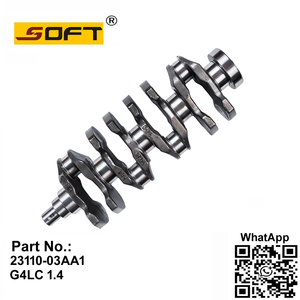Engine Crankshaft 23110-03AA1 Hyundai Accent Verna / Kia K2 Rio G4LC 1.4L