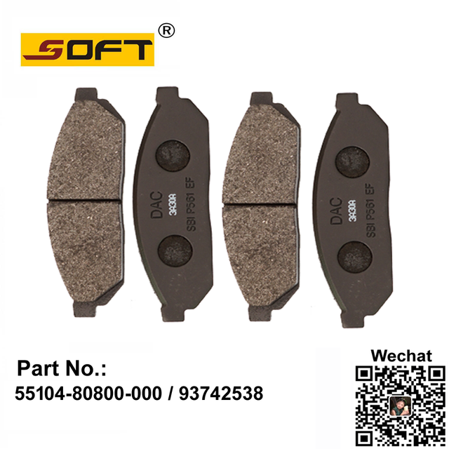 BRAKE PAD 55104-80800-000 / 93742538 Chevrolet / Daewoo Damas