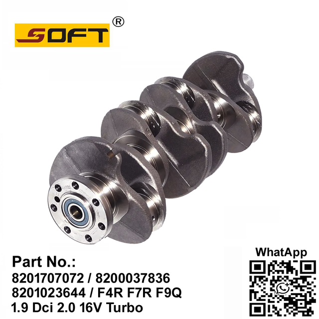 Engine Crankshaft 8201707072 / 8200037836 / 8201023644 Renault 1.9 Dci 2.0 16V Turbo F4R F7R F9Q Nissan / Opel