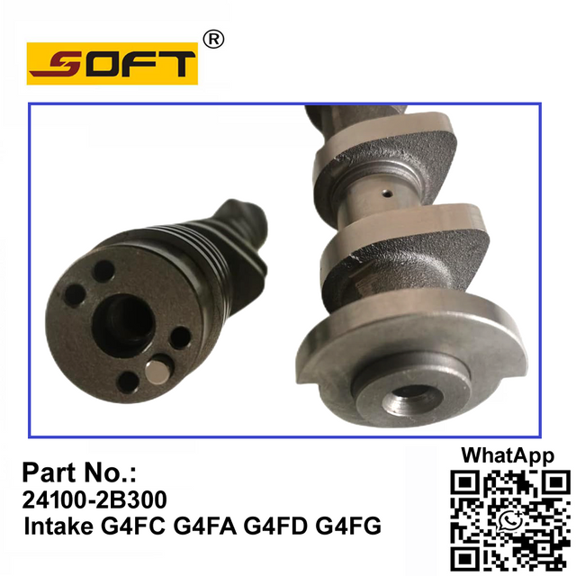 Engine Inlet Camshaft 24100-2B300 / 241002B300 Hyundai Accent / Verna 1.6L G4FC G4FA G4FD G4FG