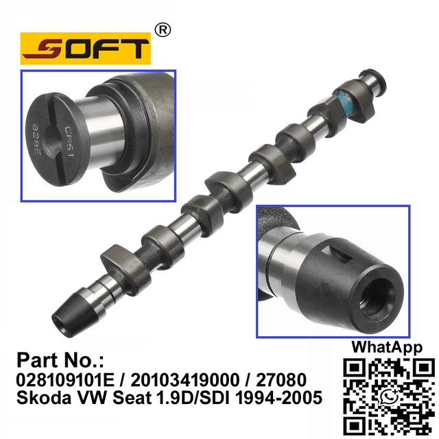Engine Camshaft 028109101E / 20103419000 / 27080 Skoda VW Seat 1.9D/SDI 1994-2005