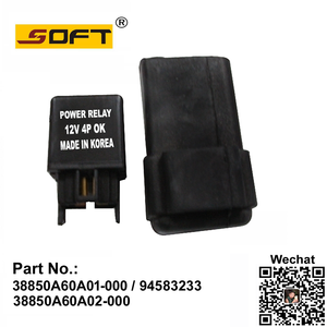 RELAY ASSY-COOLING FAN 38850A60A01-000 / 94583233 / 38850A60A02-000 For Chevrolet / Daewoo Damas 