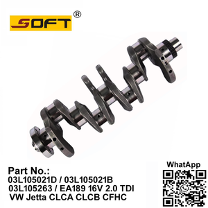 Crankshaft VW Jetta Clca Clcb Cfhc Amarok EA189 16V 2.0 Tdi 03L105021D / 03L105021D/ 03L105263