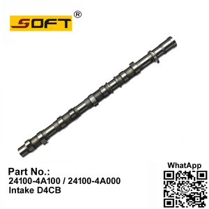 Engine Inlet Camshaft 24100-4A100 / 24100-4A000 D4CB Kia K2500 Sorento Hyundai H1 H350 Porter 2.5L
