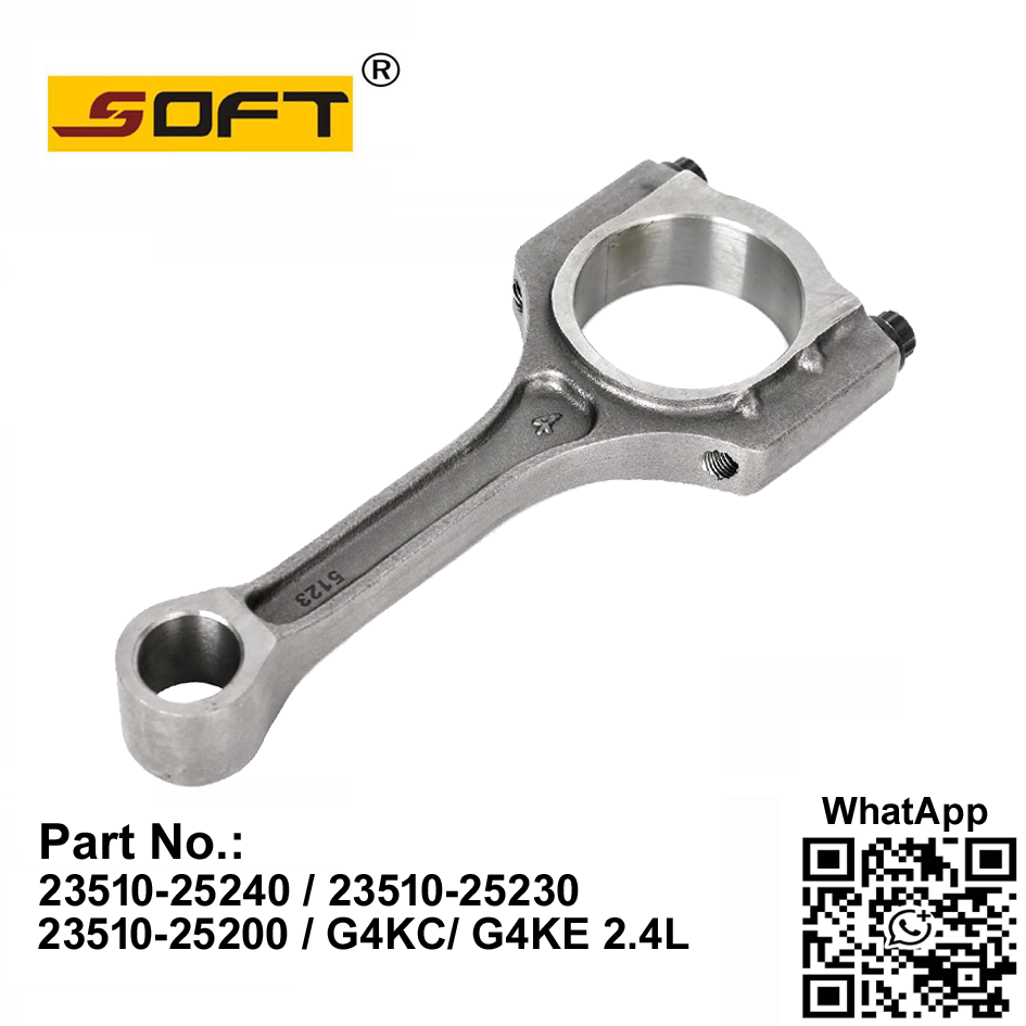 Connecting Rod 23510-25240 / 23510-25230 / 23510-25200 Kia Forte Hyundai Sportage Sorento Sonata Tucson G4KC / G4KE 2.4L