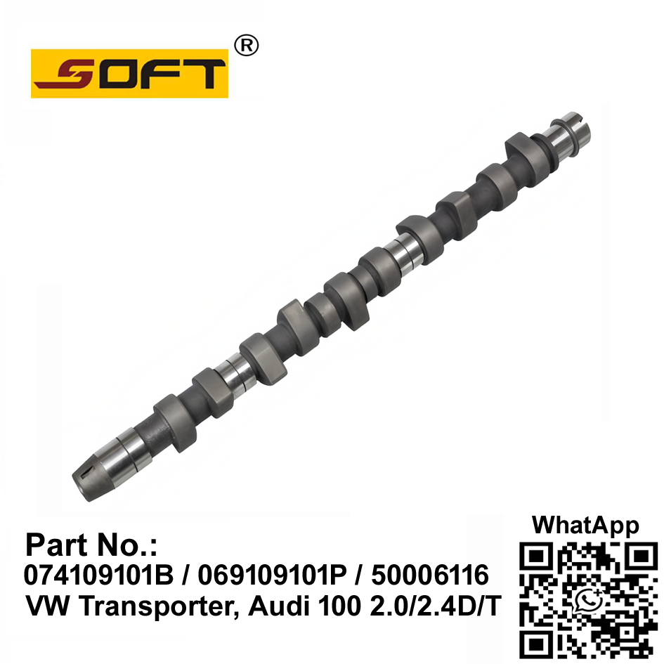 Engine Camshaft 074109101B / 069109101P / 50006116 AAB / VW Transporter, Audi 100 2.0/2.4D/TD 1978-2003