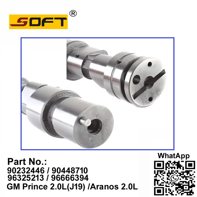 Engine Camshaft 90232446 / 90448710 / 96325213 / 96666394 Chevrolet GM Prince 2.0L(J19)(1990-99 ) /Aranos 2.0L(1995-97)