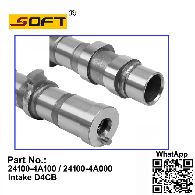 Engine Inlet Camshaft 24100-4A100 / 24100-4A000 D4CB Kia K2500 Sorento Hyundai H1 H350 Porter 2.5L