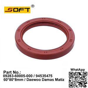 SEAL-CRANKSHAFT REAR OIL 60*80*8mm 09283-60005-000 / 94535475 Chevrolet / Daewoo Damas Labo