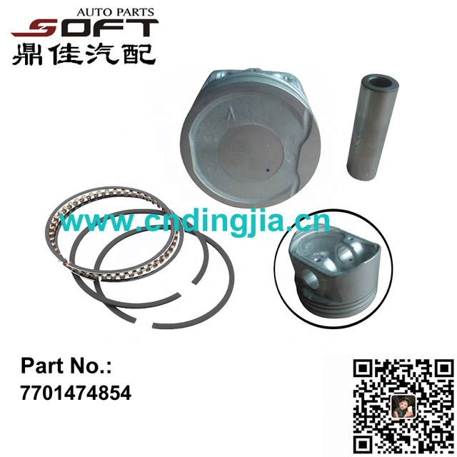 Piston & Ring Kit STD 7701474854 For Renault 1.6 Logan / Sandero / Largus / K4M / K7M