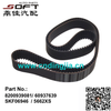 Auto Timing Belt 5662XS / 8200939081/ 60937639 / SKF06946 For Renault Largus / Logan / K7M / K7J