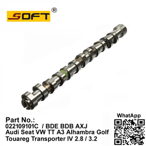 Exhaust Camshaft 022109101C Audi Seat VW TT A3 Alhambra Golf Touareg Transporter IV BDE BDB AXJ 2.8 / 3.2 2003~
