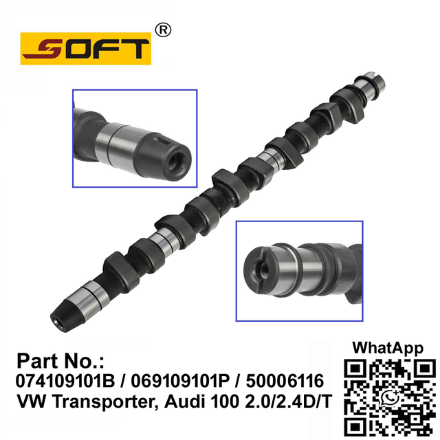 Engine Camshaft 074109101B / 069109101P / 50006116 AAB / VW Transporter, Audi 100 2.0/2.4D/TD 1978-2003