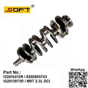Engine Crankshaft 122014213R / 8200805743 / 122013973R Renault Alaskan MasterIII Nissan NV400 Opel Movano B M9T 2.3L DCI