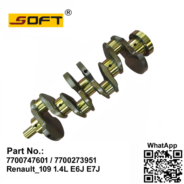 Engine Crankshaft 7700747601 / 7700273951 Renault_109 1.4L E6J E7J Clio / Kangoo / Express / Rni