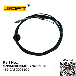 Cable A - Accelerator 15910A80D03-000 / 94581836 / 15910A80D01-000 Chevrolet / Daewoo Damas