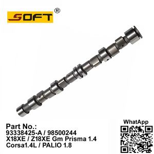 Engine Camshaft 93338425-A / 98500244 X18XE / Z18XE Chevrolet Cobalt Gm Prisma 1.4 / Opel Corsa1.4L 1.8L / Fiat Palio 1.8L