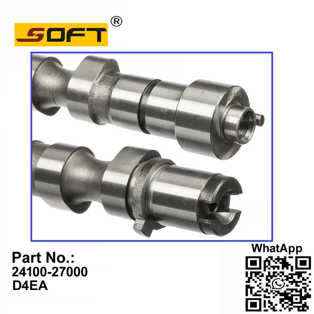 Engine Camshaft 24100-27000 2410027000 Hyundai Kia 2.0 / 2.2 CRDI D4EA 27mm