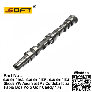 Exhaust Camshaft 036109101AA / 036109101DE / 036109101DJ Skoda VW Audi Seat A2 Cordoba Ibiza Fabia Boa Polo Golf Caddy 1.4i 1997~