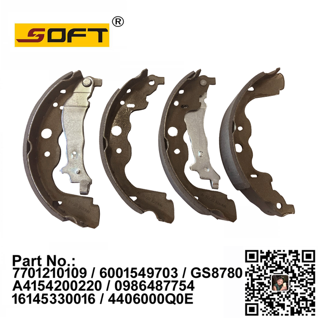 Brake Shoe Set 7701210109 / 6001549703 / A4154200220 / 0986487754 / 16145330016 / 4406000Q0E /GS8780 For Renault Largus / Logan