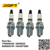 Spark Plug 7700500155 / BKR6EZ / 8200020791 / 9618571880 For Renault Largus / Megane / Clio / K4M / K4J
