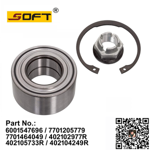 Wheel Bearing Repair Kit 6001547696 / 7701205779 / 7701464049 / 402102977R / 402105733R / 402104249R For Renault Largus / Logan K4M / K7J / K7M / K9K