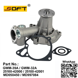 Water pump GWM-39A / GWM-32A / 25100-42000 / 25100-42001 / MD050450 / MD997084 Hyundai Mini Bus H100