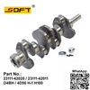 Engine Crankshaft 23111-42020 / 23111-42011 D4BH 4D56 Hyundai H-1 H100 Kia K2500 Mitsubishi L200 L300
