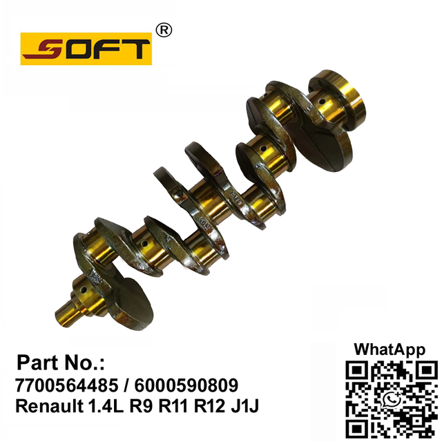 Engine Crankshaft 7700564485 / 6000590809 Renault 1.4L R9 R11 R12 J1J