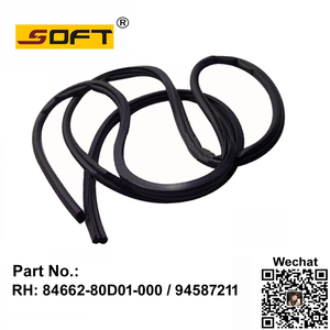 WEATHERSTRIP-REAR DOOR OPNG RH: 84662-80D01-000 / 94587211 For Chevrolet / Daewoo Damas 