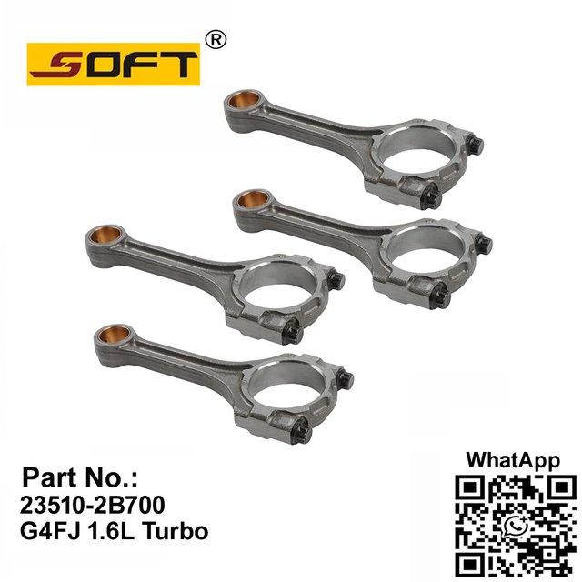Connecting Rod 23510-2B700 Hyundai Elantra Tucson Sonata Kia Soul G4FJ 1.6L Turbo