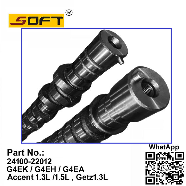 Engine Camshaft 24100-22012 / 2410022012 Hyundai Accent 1.3L /1.5L Getz 1.3L G4EK / G4EH / G4EA