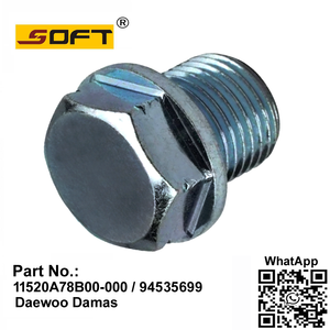 OIL DRAIN PLUG 11520A78B00-000 / 94535699 Chevrolet / Daewoo Damas Labo