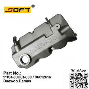 CYLINDER HEAD COVER SET 111S1-80D01-000 / 96612616 Chevrolet 0.8L Daewoo Damas & Labo