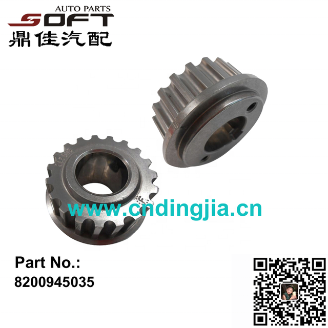 Auto Crankshaft Timing Gear 8200945035 For Renault Largus / Clio / Kangoo / K4M / K7M