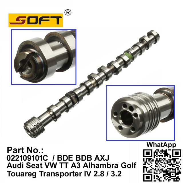 Exhaust Camshaft 022109101C Audi Seat VW TT A3 Alhambra Golf Touareg Transporter IV BDE BDB AXJ 2.8 / 3.2 2003~