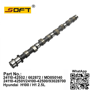 Engine Camshaft 24110-42501 / 24100-42500 / 24110-42200 / 93028700 / 24110-42502 / 662872 / MD050140 D4BF D4BH D4BA 4D56 Hyundai H100 / H1 2.5L / Mitsubishi L200 L300