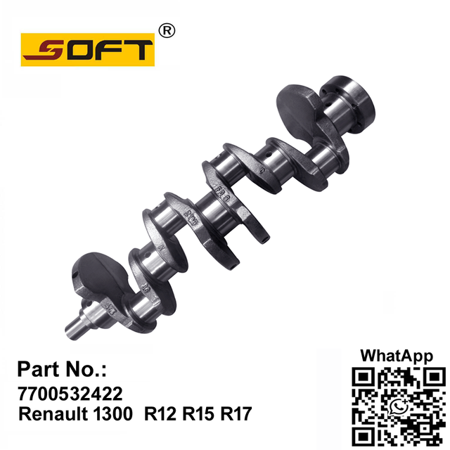 Engine Crankshaft 7700532422 Renault 1300 R12 R15 R17 