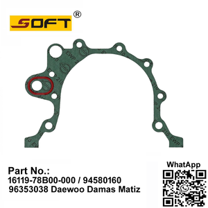 OIL PUMP CASE GASKET 16119-78B00-000 / 94580160 / 96353038 Chevrolet Matiz / Daewoo Damas Labo