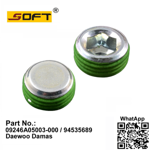 Engine Bolt Plug 09246A05003-000 / 94535689 Chevrolet / Daewoo Damas Labo