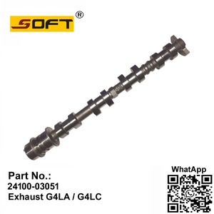Engine Exhaust Camshaft 24100-03051 2410003051 G4LA G4LC Hyundai i10 / Kia Picanto / Soluto 1.2