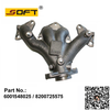 Exhaust Manifold 6001548025 / 8200725575 For Renault Largus / Logan / K7M / K7J